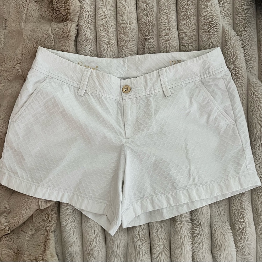Lilly Pulitzer White Callahan Shorts